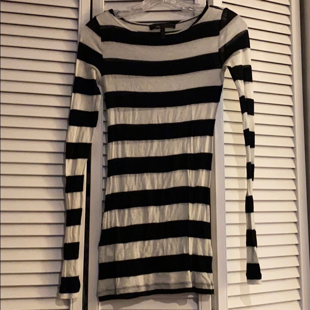 BCBG striped top